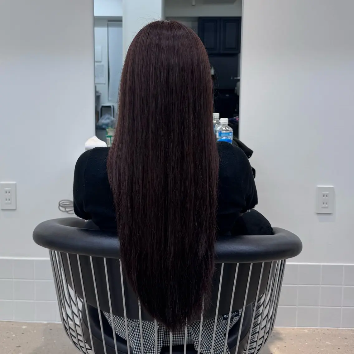 ロング カラー ブラウンカラー ピンクカラー ピンクブラウン ヘアカラー トリートメント 内田 愛莉のヘアスタイル