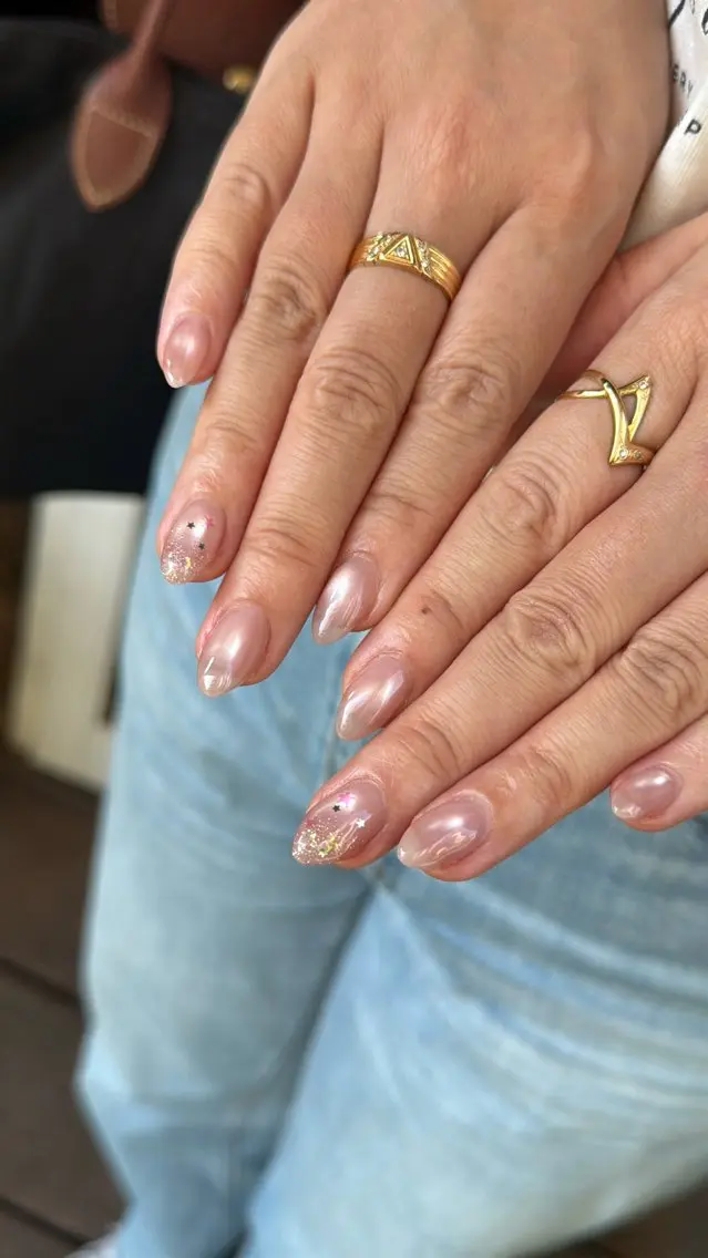 ネイル フラッシュネイル フラッシュマグ フットネイル フレンチネイル 韓国ネイル ハンドネイル SAKU nail 作島茜のネイルデザイン