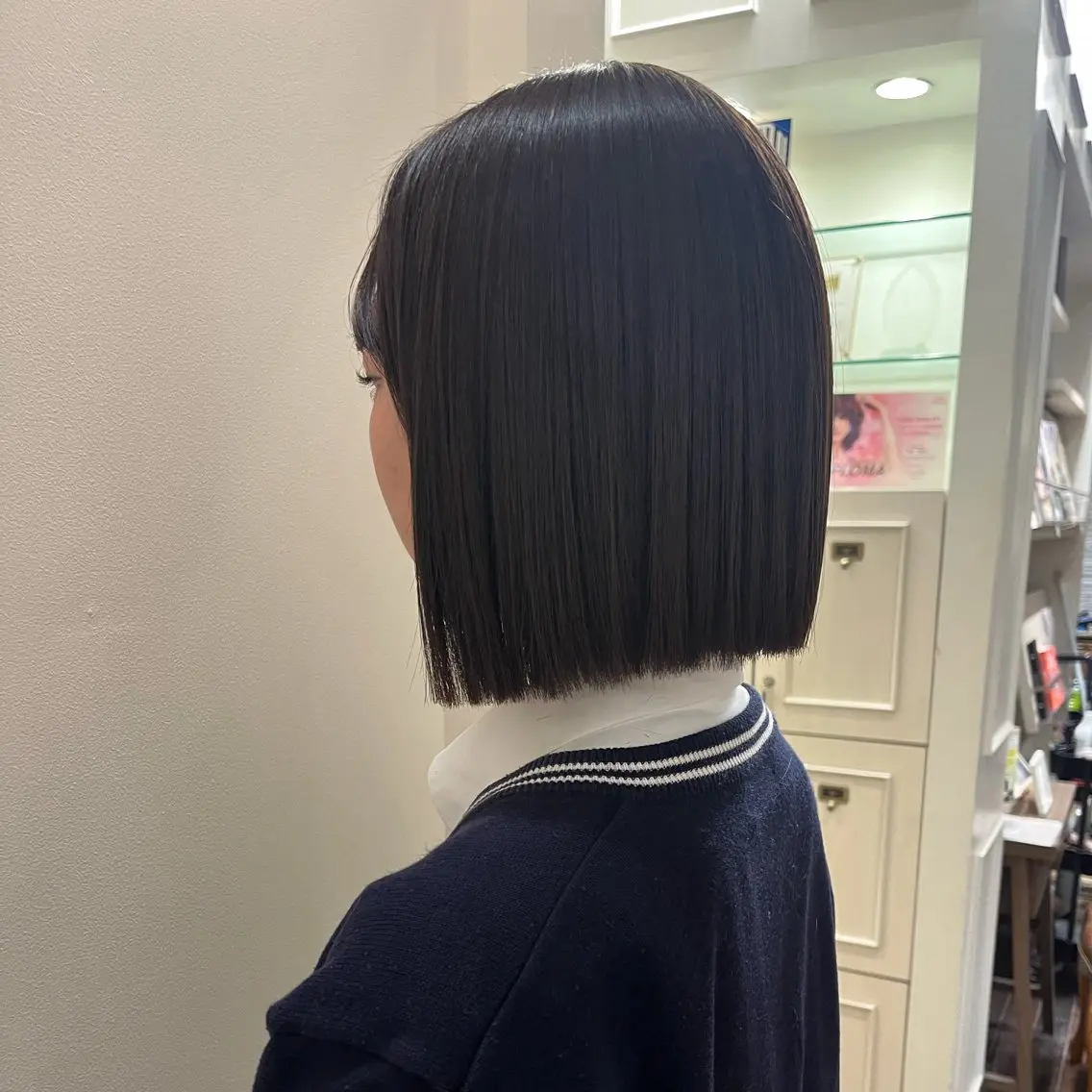 ミディアム カット 【美ボブ.艶カラー. 梅田茶屋町】midoのヘアスタイル