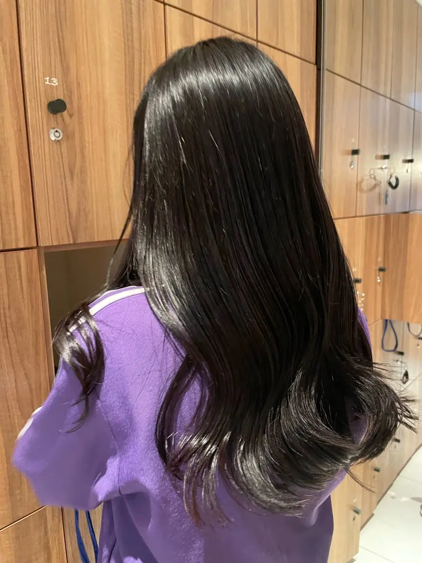 ロング カラー カット ヘアカラー トリートメント レイヤー/縮毛矯正 🪄chihiroのヘアスタイル
