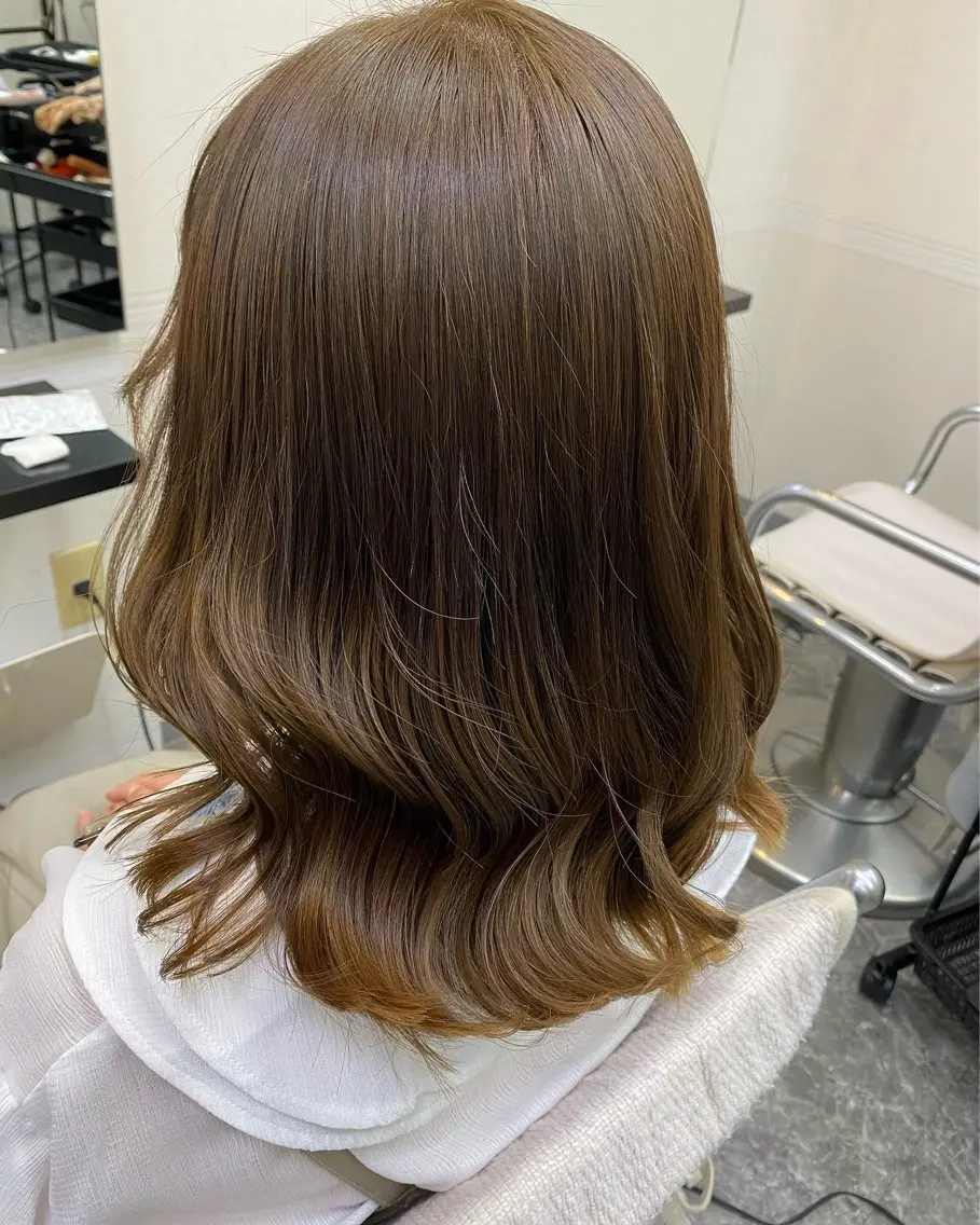 セミロング 🐥日比野 令🐥のヘアスタイル