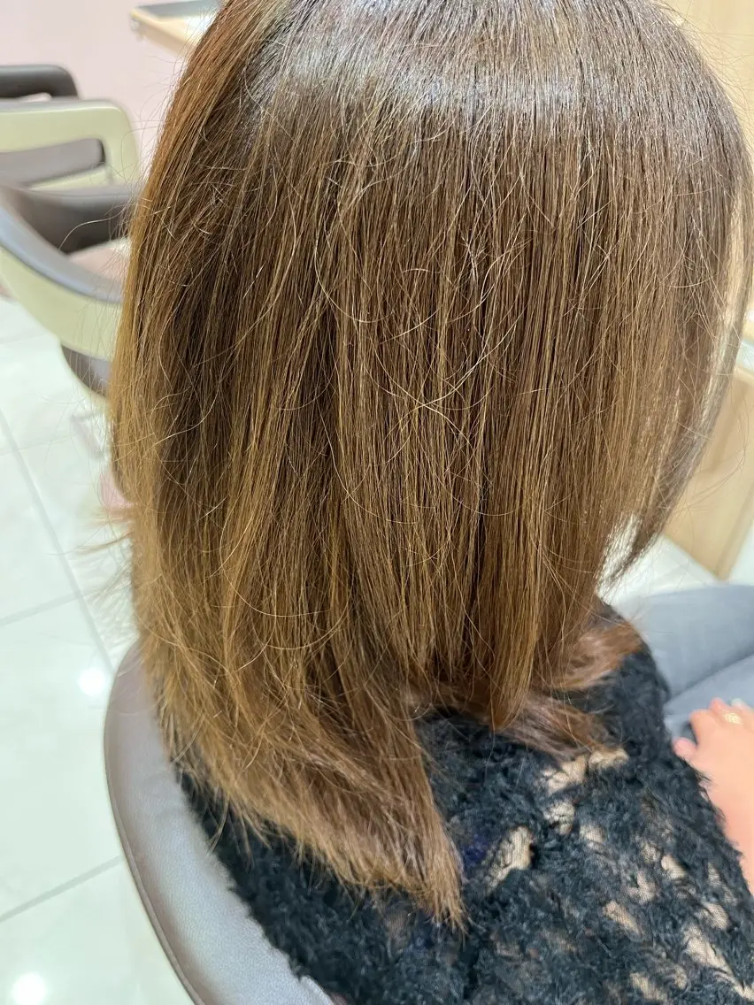 ミディアム カット トリートメント 松田 雅哉のヘアスタイル