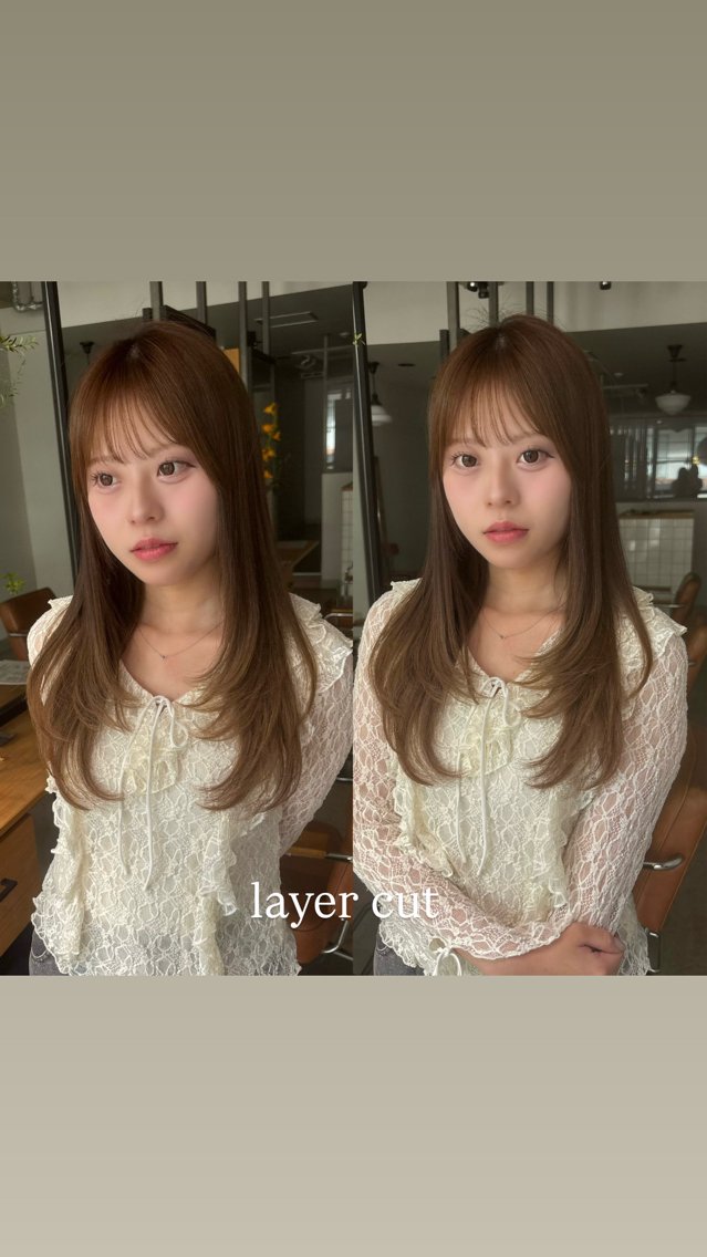 ロング miku/天神ボブ 艶カラーのヘアスタイル