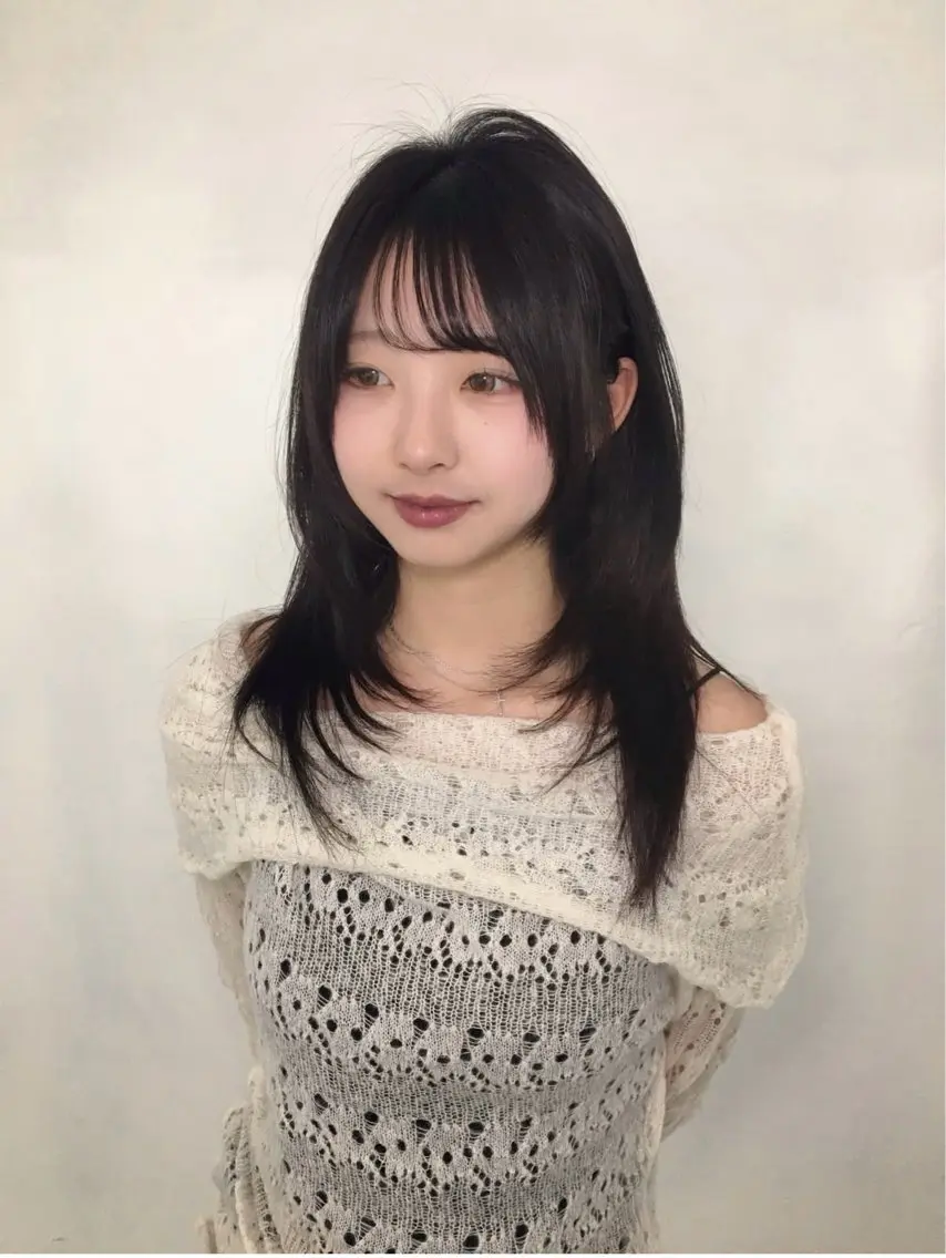 セミロング カラー カット トリートメント Hanaka🪷 ニュアンス×レイヤーのヘアスタイル