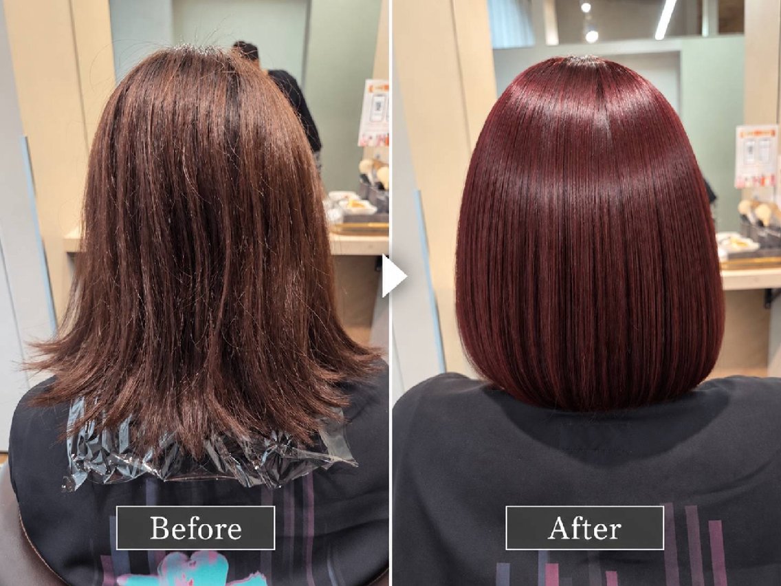 ショート ボブ カット ヘアカラー トリートメント 髪質改善/艶髪/ シノハラ✨縮毛矯正のヘアスタイル