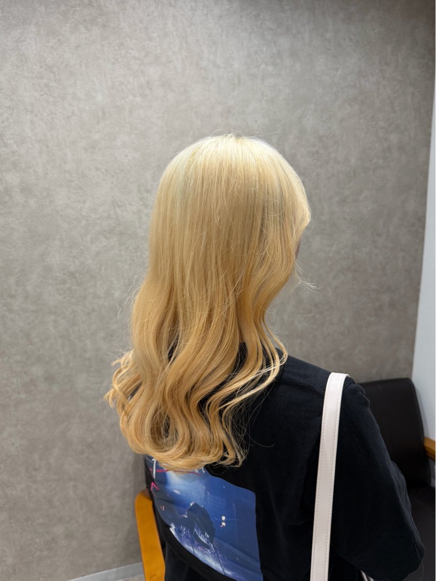 カラー ブリーチ ケアブリーチ ヘアカラー Re:ICE ゆきえのヘアスタイル