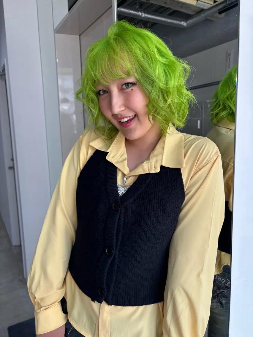 ミディアム カラー ヘアカラー デザインカラー /rioのヘアスタイル