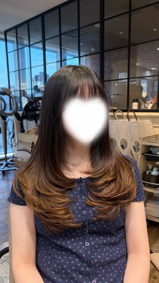 ロング 小内 亮吾のヘアスタイル