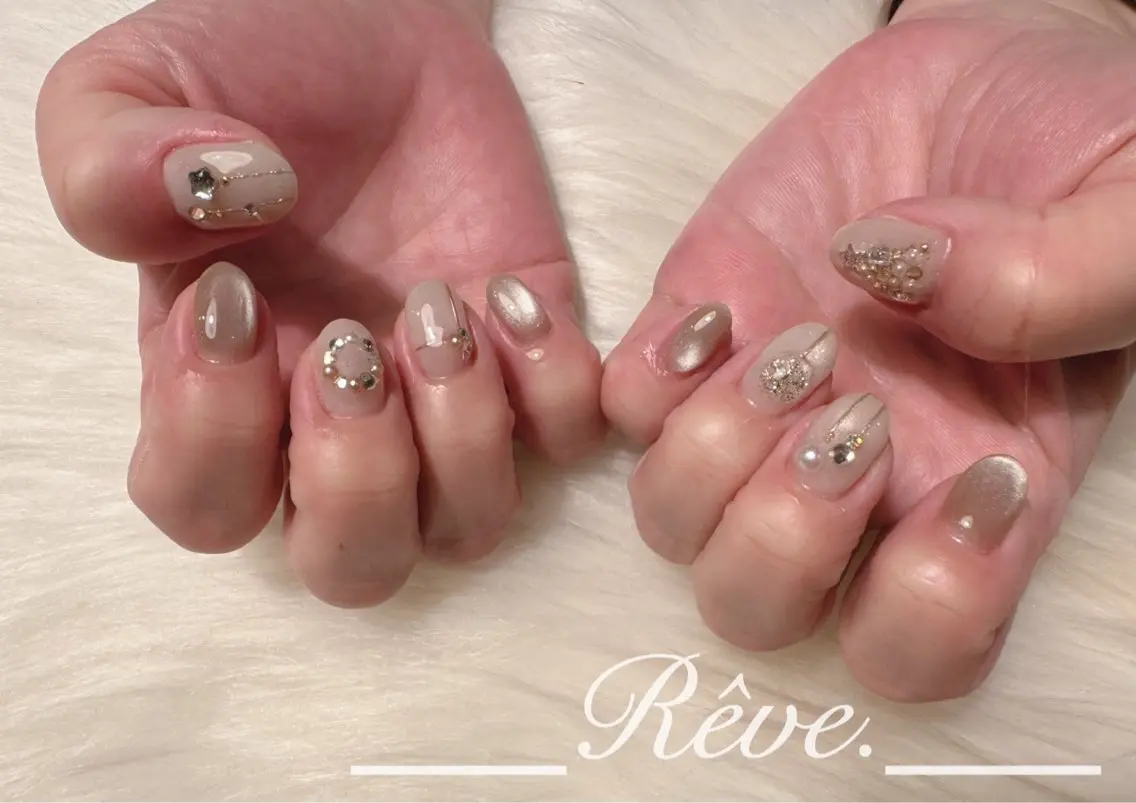 ネイル ハンドネイル Reve. 黒澤のネイルデザイン