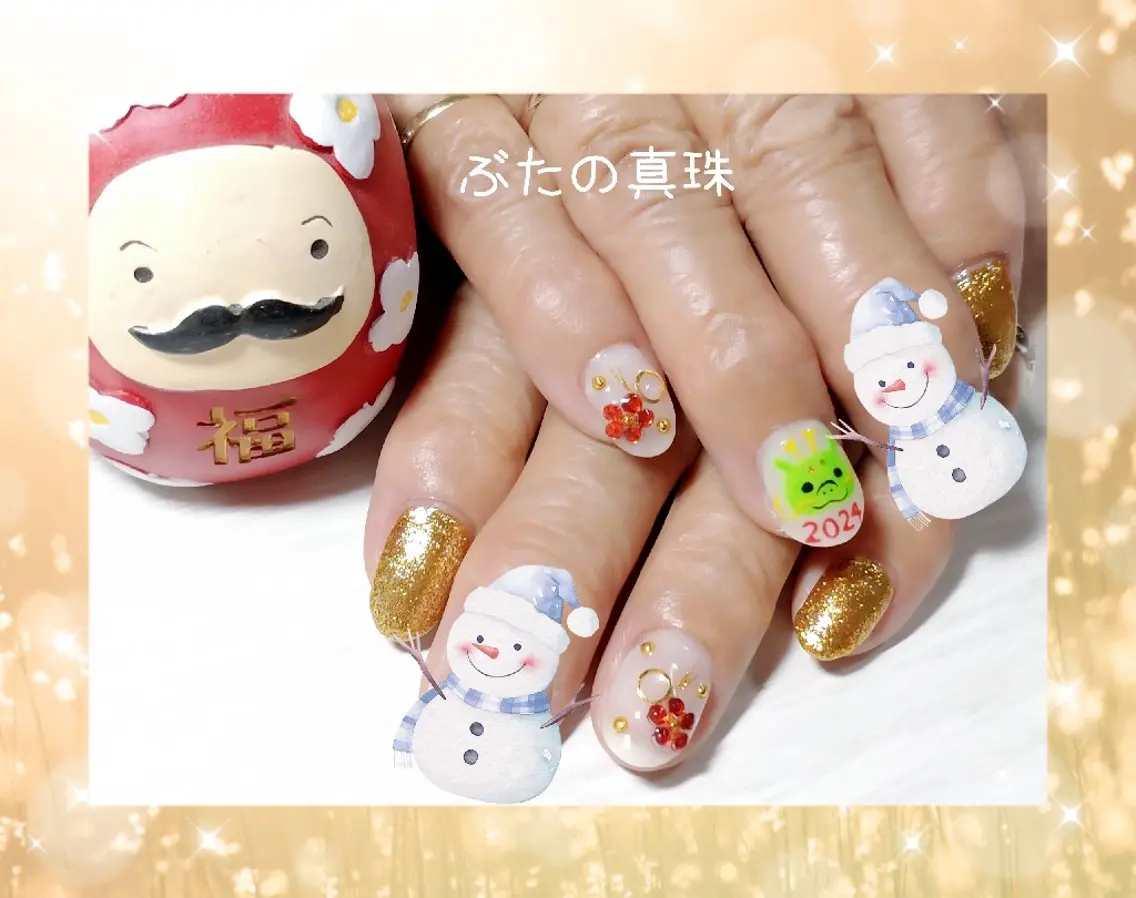 ネイル ハンドネイル 林 珠里のネイルデザイン