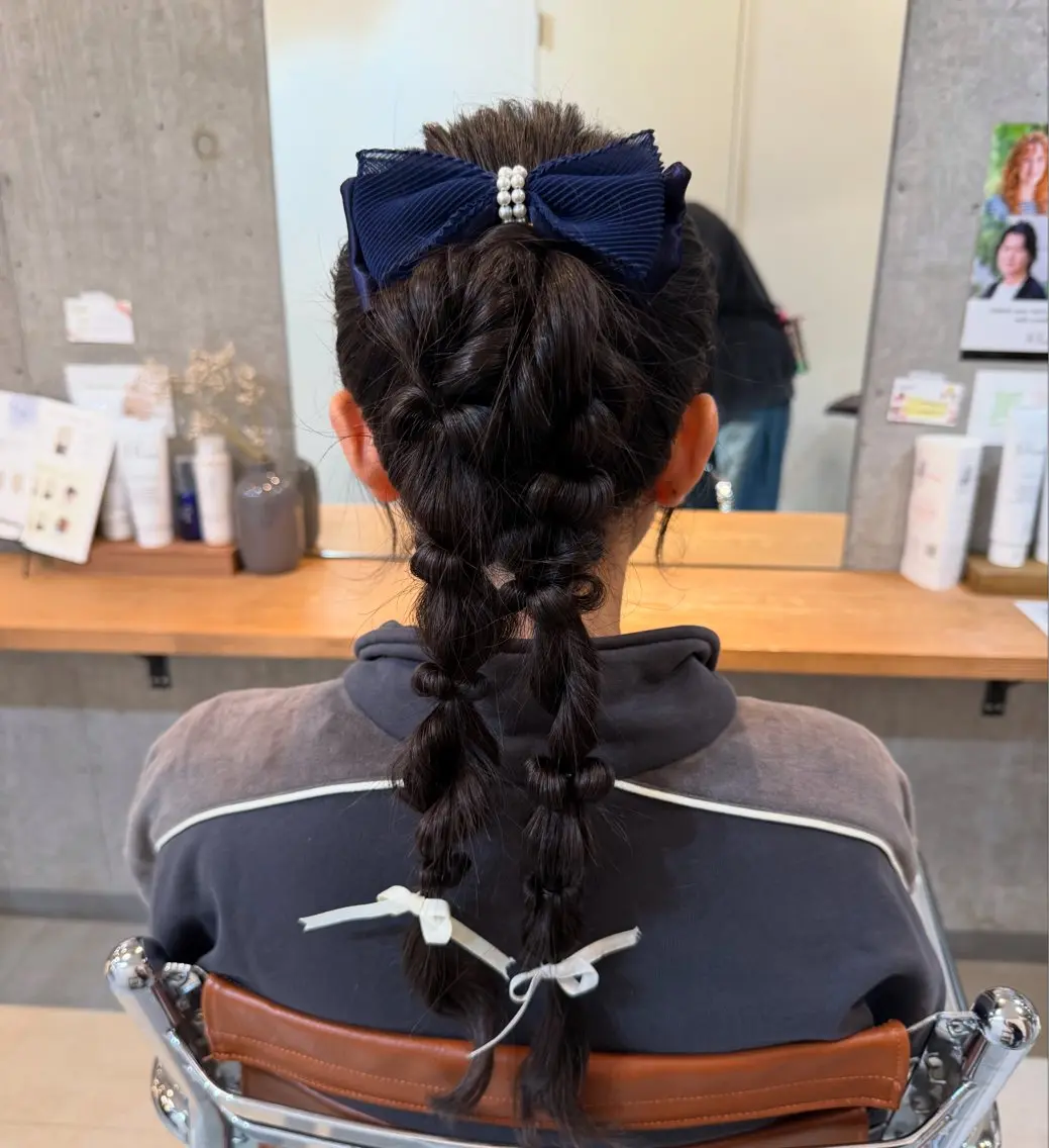ロング ヘアアレンジ ヘアセット sakura カットモデル募集💖のヘアスタイル
