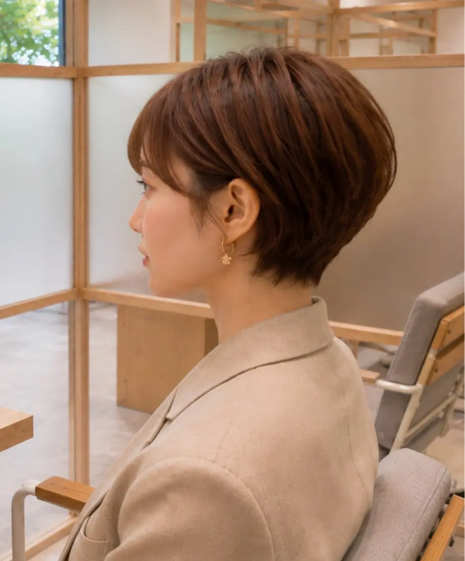 ショート spinhair荻野 莉帆のヘアスタイル