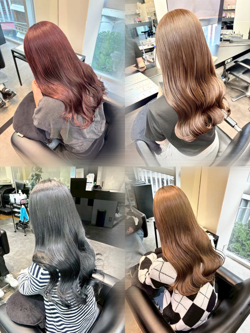 カラー ヘアカラー 韓国ヘア🇰🇷🩶 Fukaのヘアスタイル