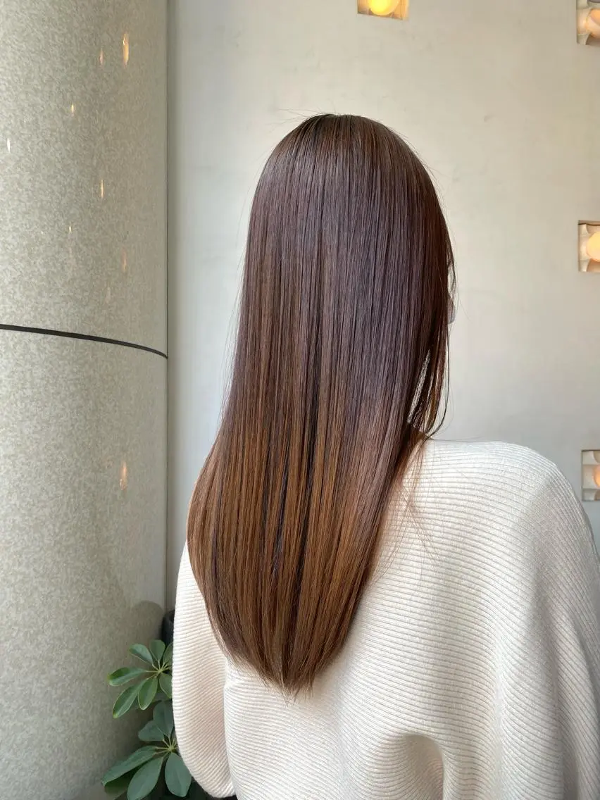 ✨業界トップレベル✨酸性ストレートパーマ(酸性縮毛矯正)+シャンプーブローの写真