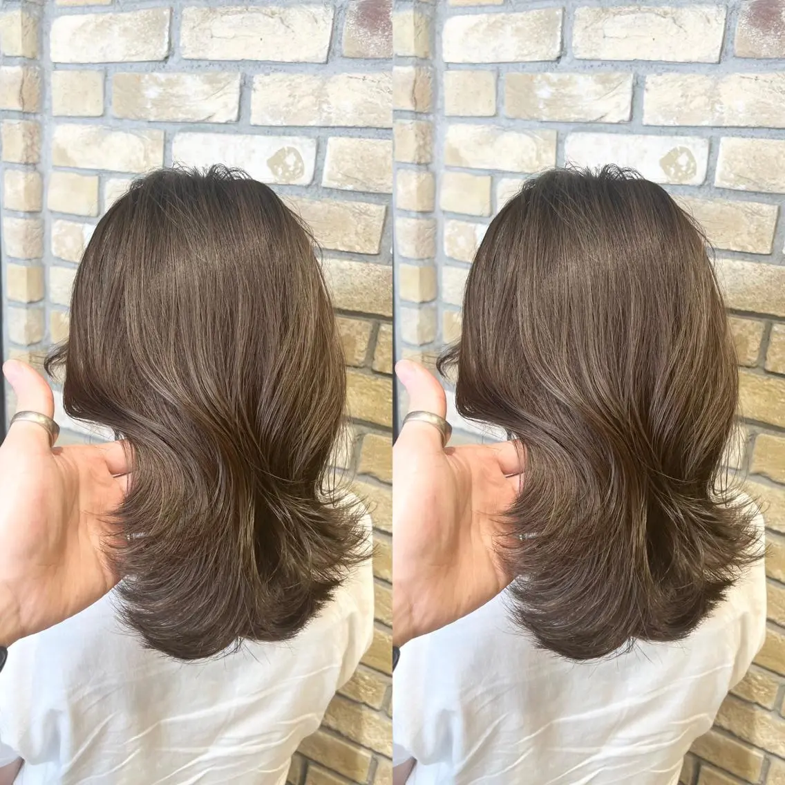 ミディアム 🎀艶髪の達人🎀 レイヤー🎀飯田のヘアスタイル