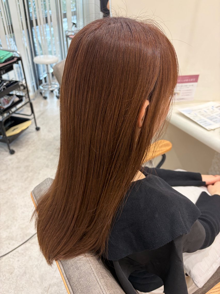 ロング カラー ヘアカラー 志村 梨帆のヘアスタイル