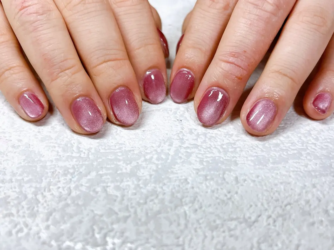 ネイル オーロラネイル フットネイル フレンチネイル ジェルネイル 韓国ネイル ハンドネイル mogunail &blowのネイルデザイン