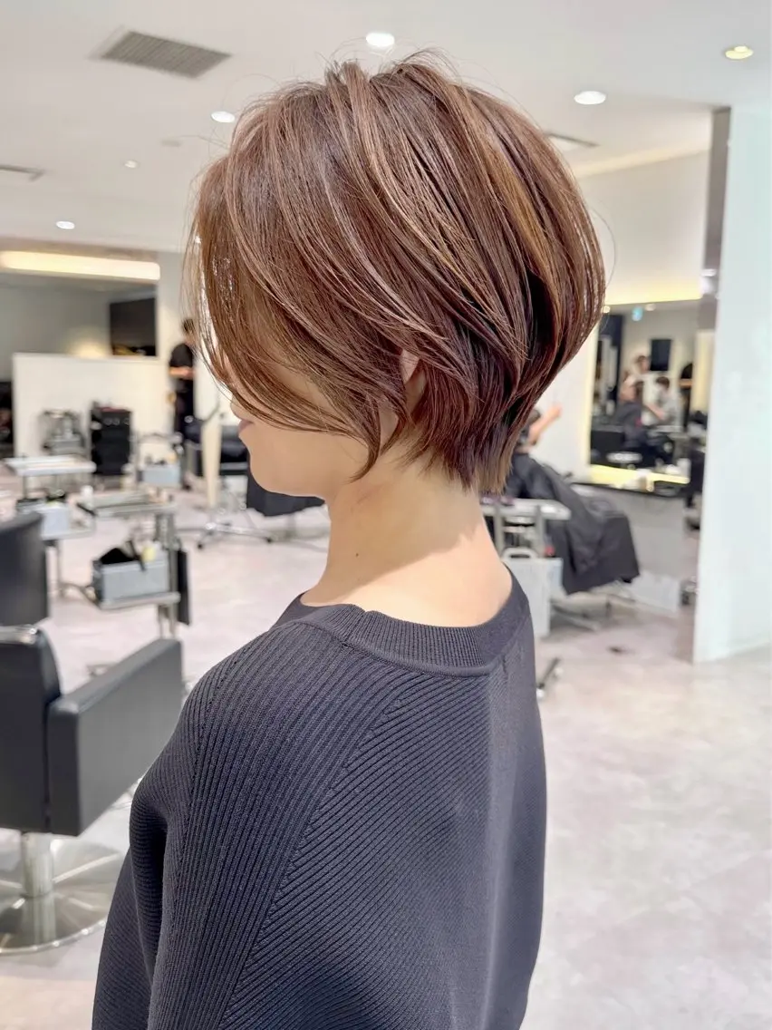 ショート 絶壁補正くびれ ショート✂️ 井川のヘアスタイル