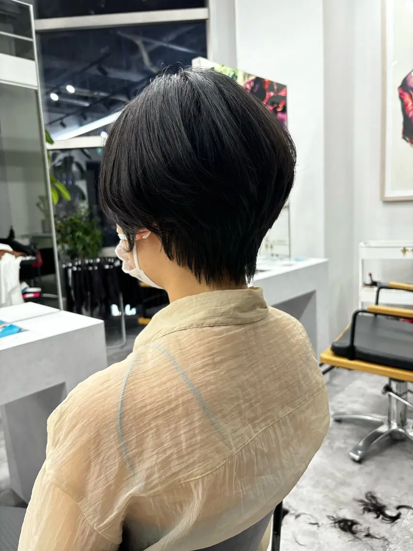 ショート カット 門崎未依/レイヤー/ メンズカット🪿🌼のヘアスタイル