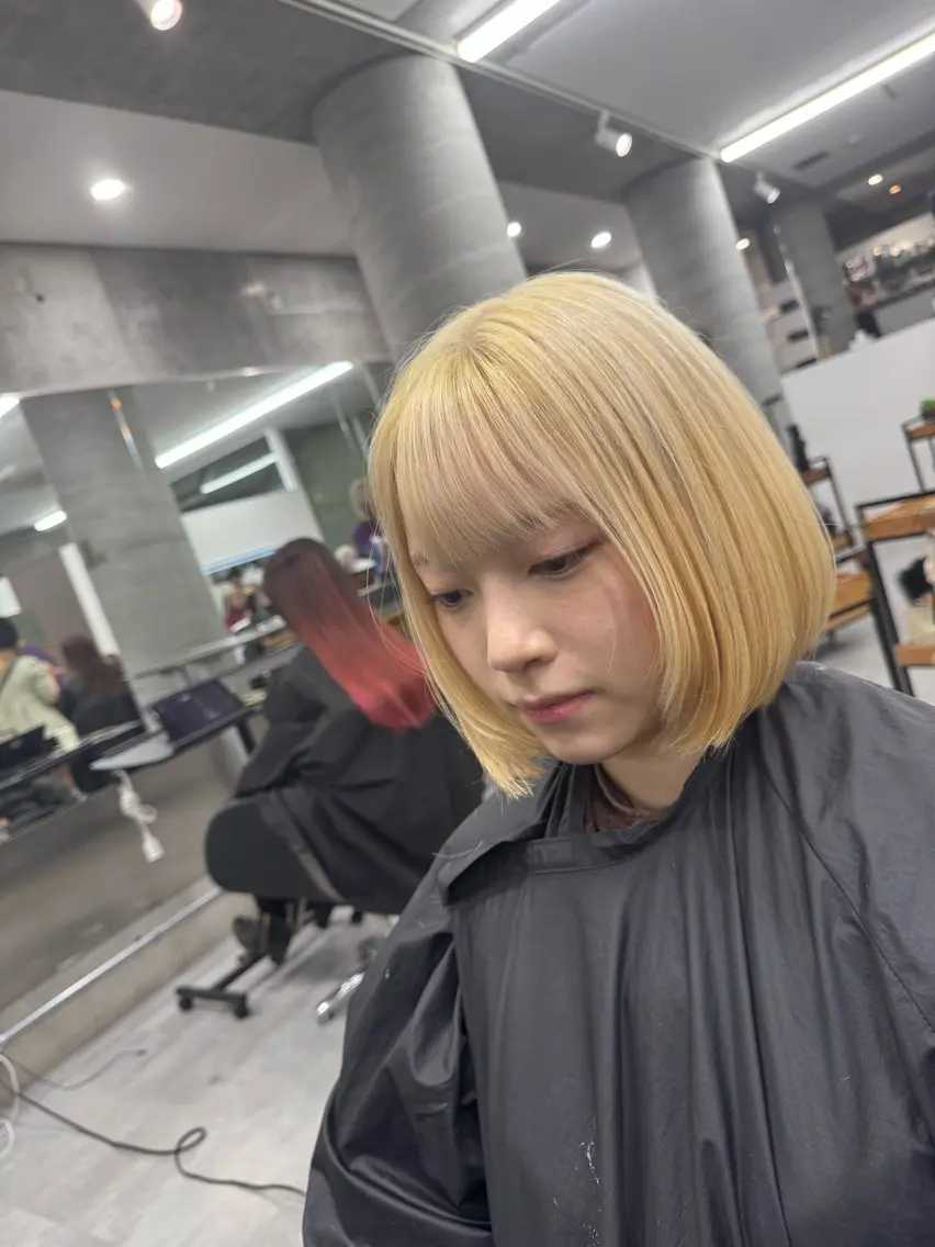 💫ケアハイブリーチダブルカラー+ケアトリートメントの写真