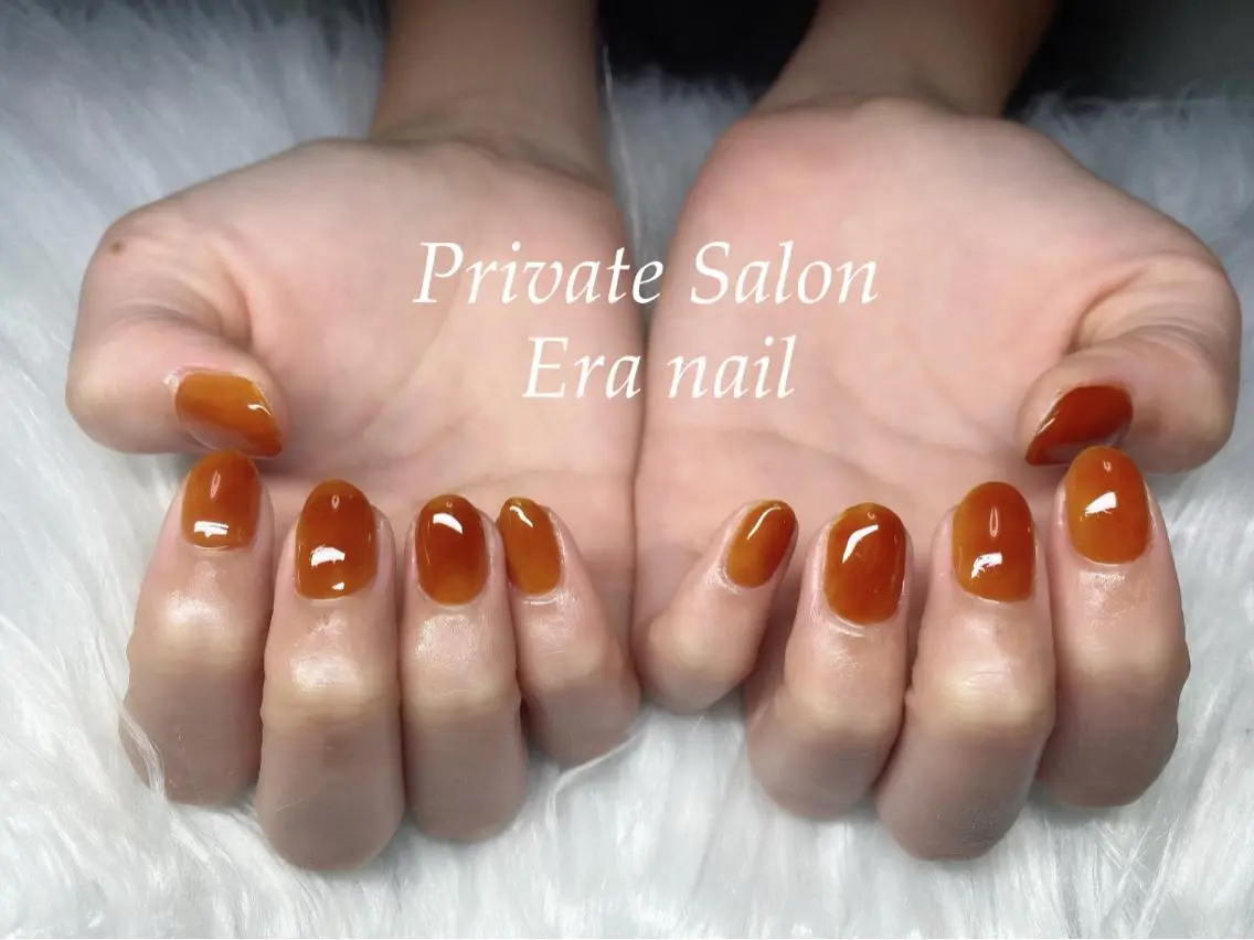 ネイル ワンカラーネイル ハンドネイル Era nailのネイルデザイン