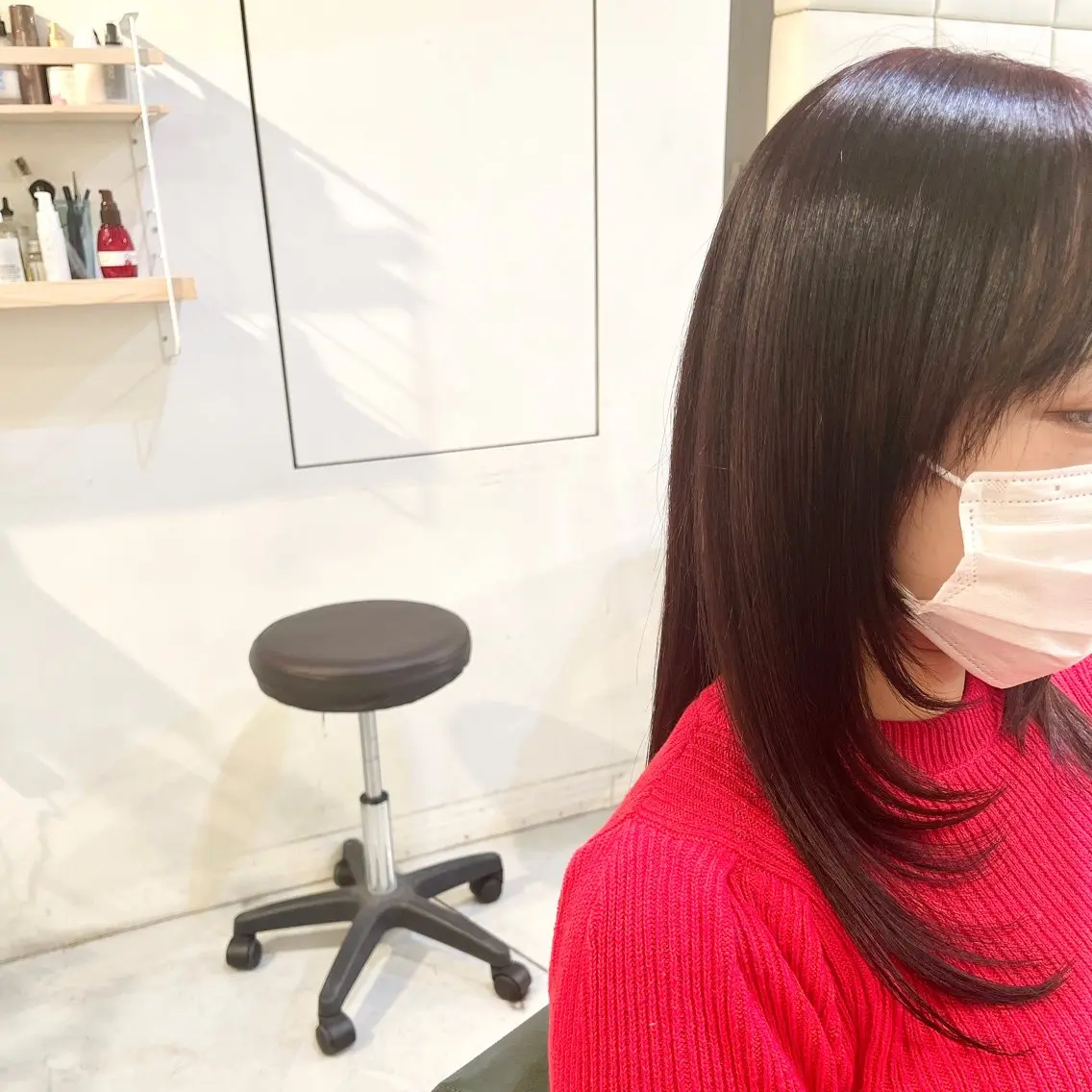 ロング 加藤 麻美のヘアスタイル