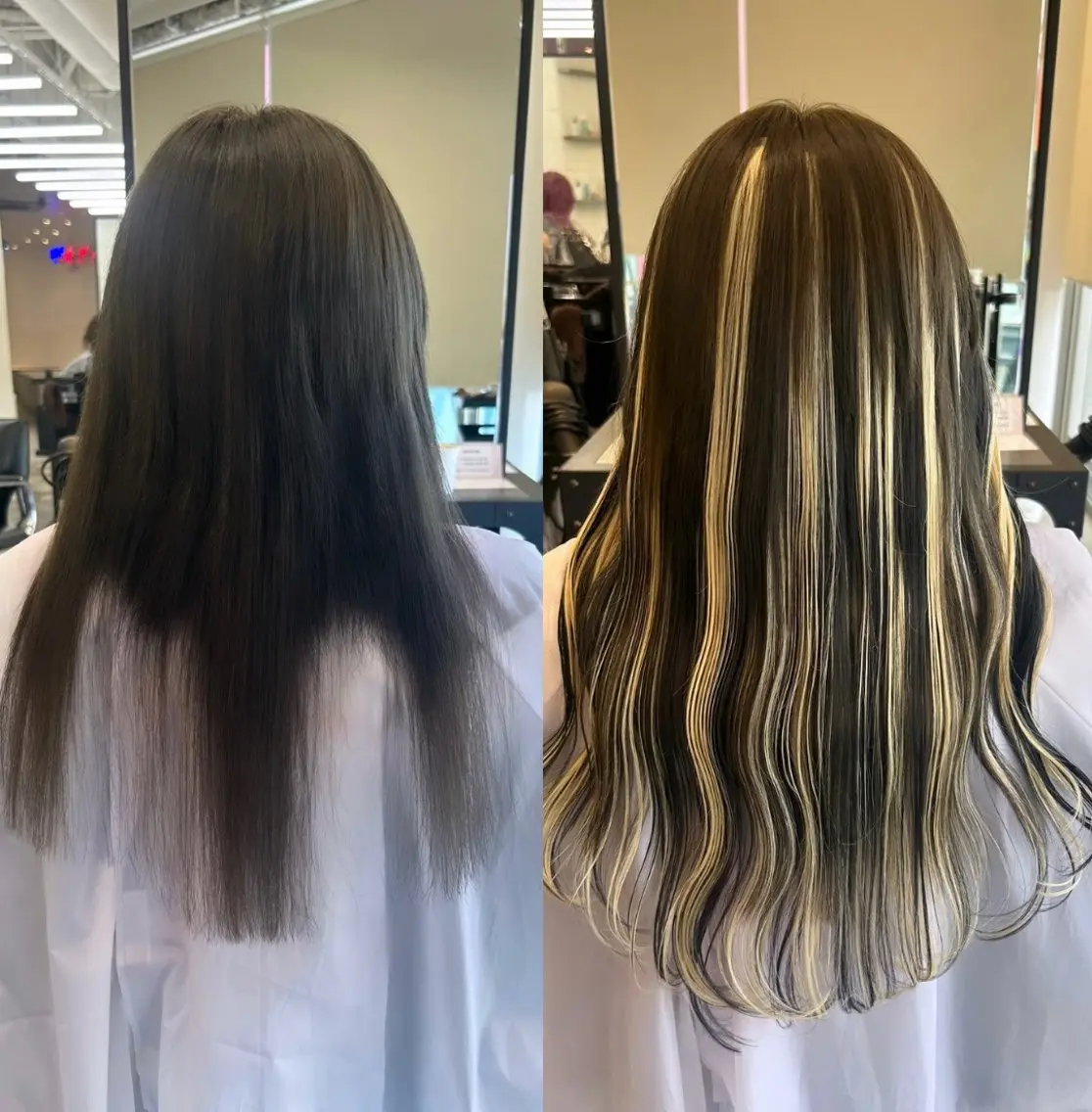 ロング ボブ エクステ 外国人風カラー 卒業式のヘアスタイル レイヤーカット MiRI💜地毛級 エクステ✖似合わせ技のヘアスタイル