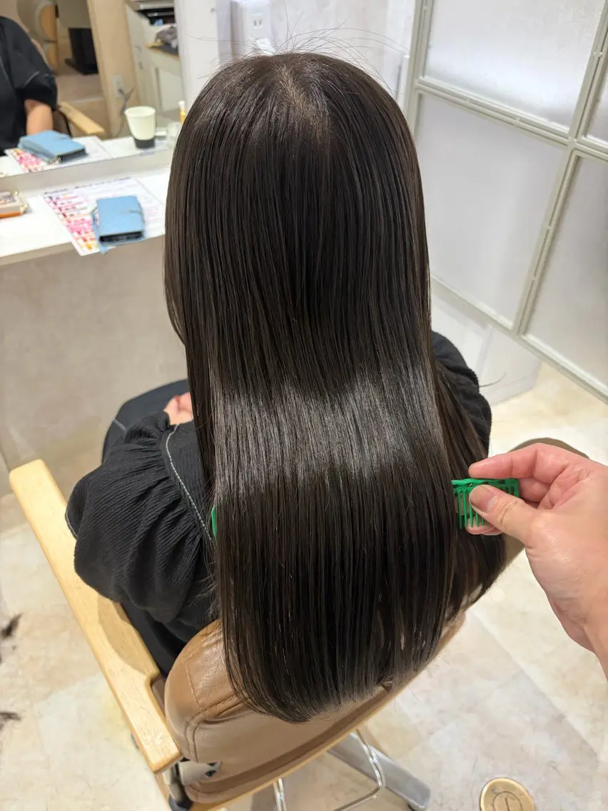 セミロング カット ヘアカラー トリートメント ヘアセット Rico🤎まこと 🤎ボブ/艶カラー♪のヘアスタイル