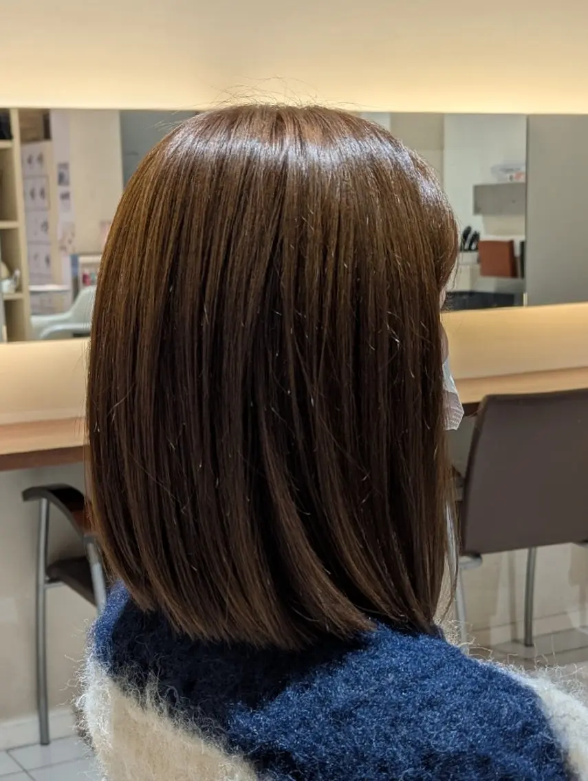 カラー ベージュカラー カット ヘアカラー トリートメント 後藤 風海のヘアスタイル