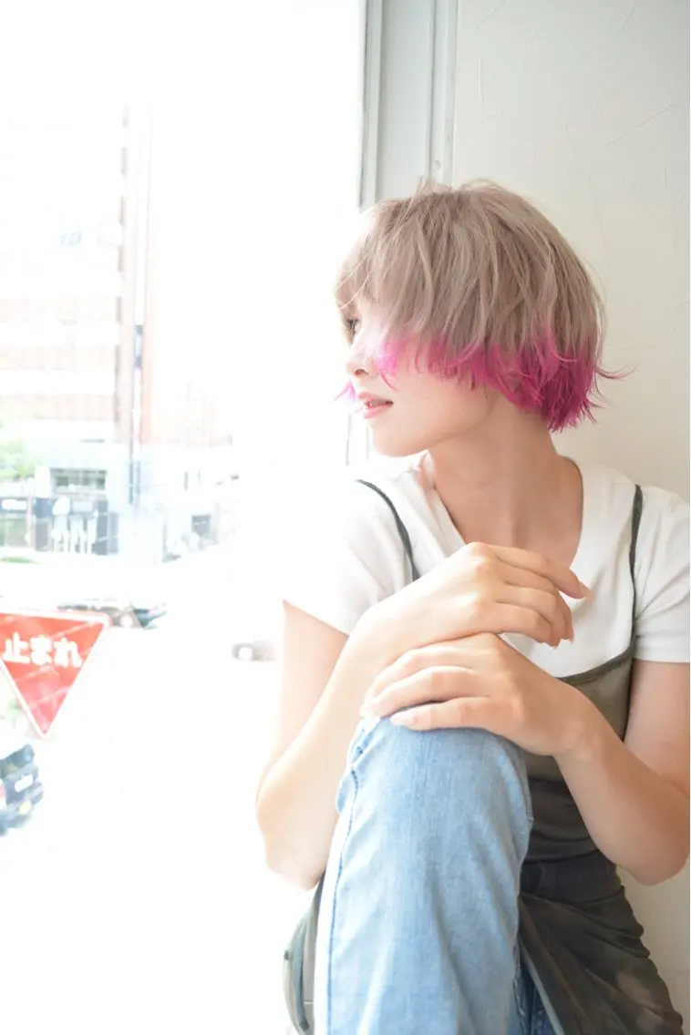 ショート カラー 濱口 健二のヘアスタイル
