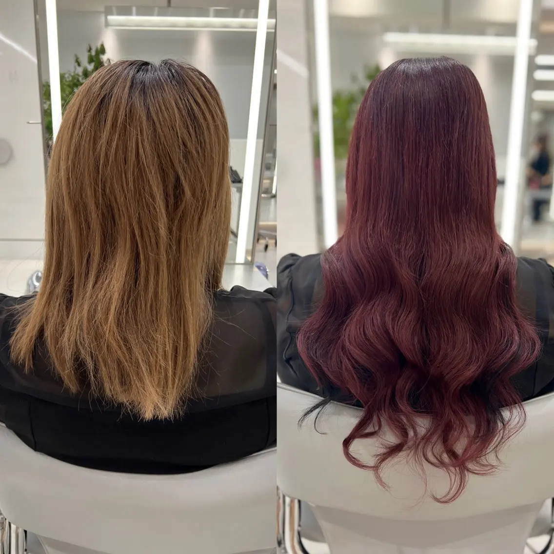 ロング カラー ヘアアレンジ シールエクステ アッシュ バレイヤージュ ベージュカラー 黒髪 カット ヘアカラー エクステ ar+ ❤︎ maiのヘアスタイル