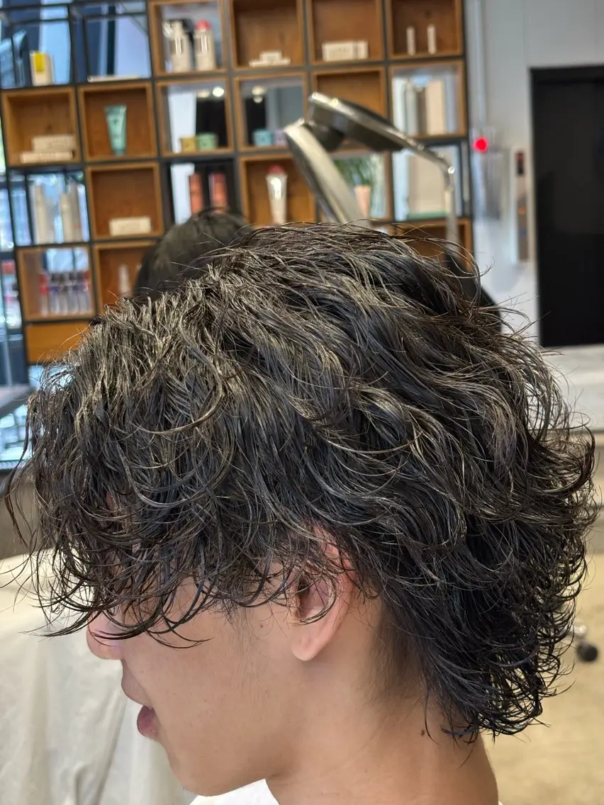 パーマ カット パーマ トリートメント 🌱レイヤー/ケアカ ラー/似合わせパーマのヘアスタイル