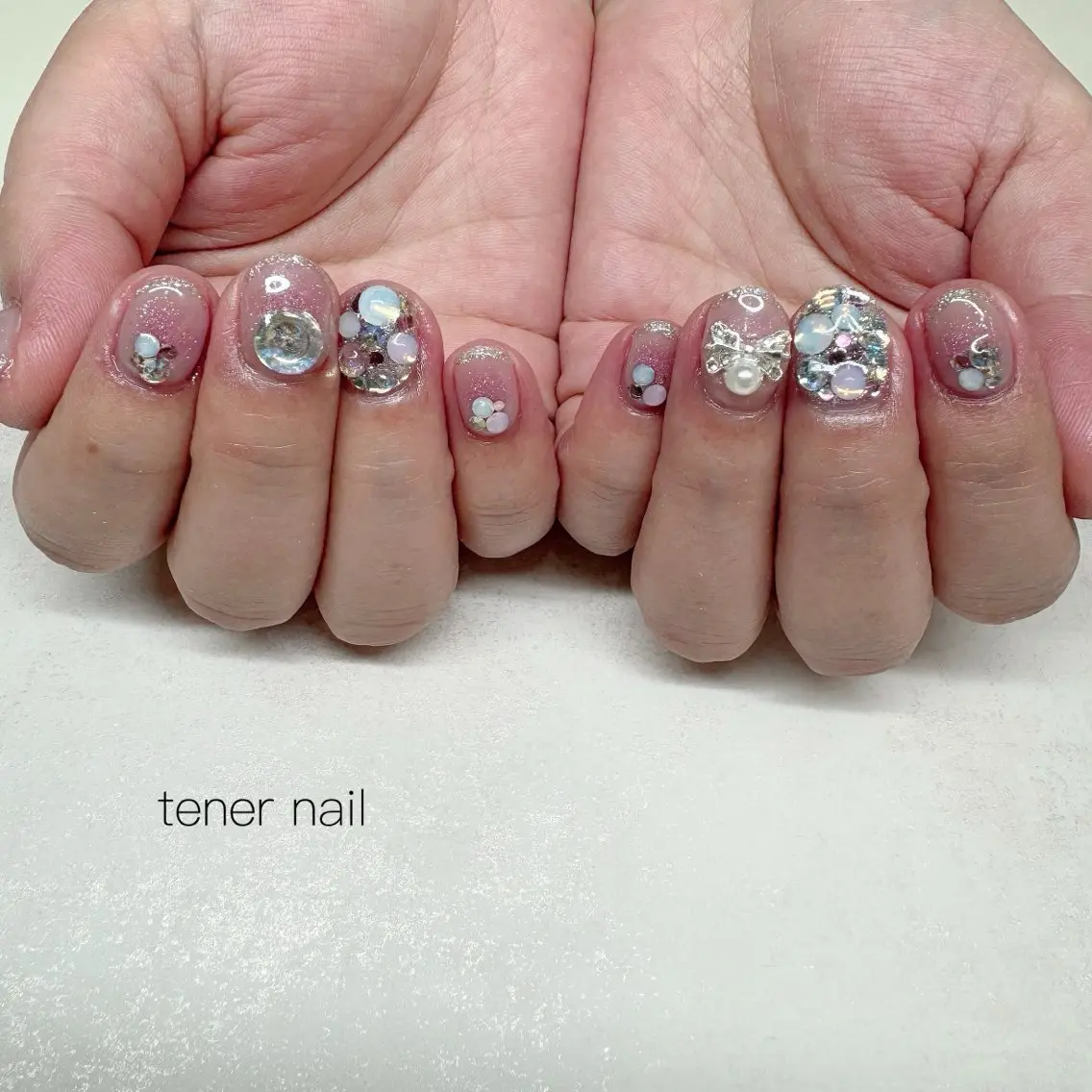 ネイル チークネイル ハンドネイル テネルネイル tener nailのネイルデザイン