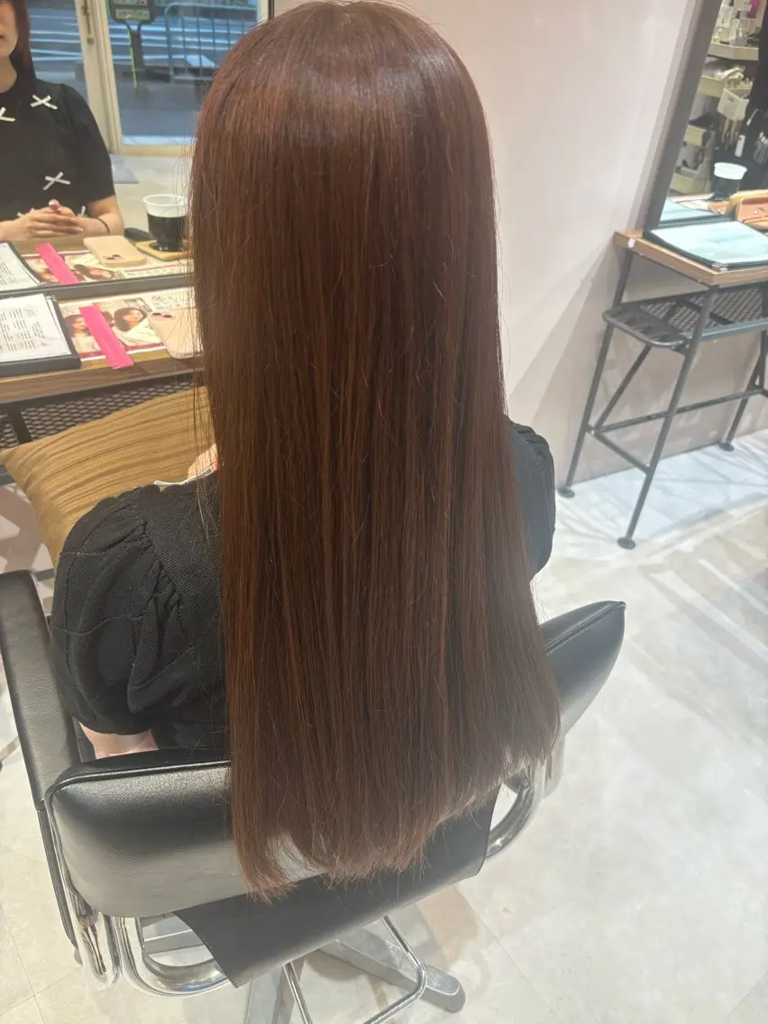カラー ヘアカラー トリートメント 田口 彩葉のヘアスタイル