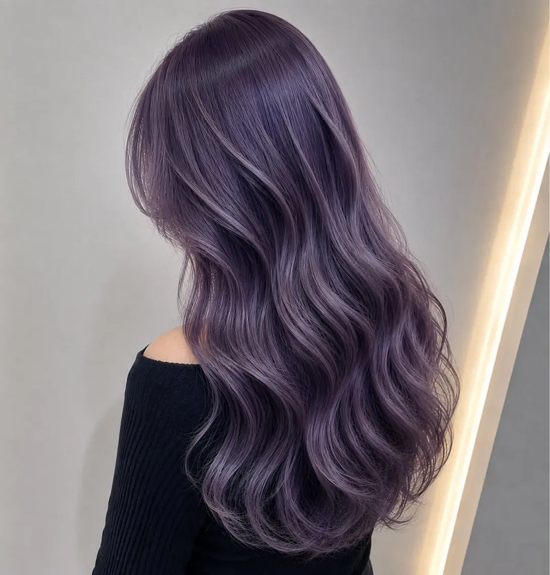 ロング カラー ヘアカラー トリートメント ハイトーンカラー が絶対可愛い✨泰聖✨のヘアスタイル