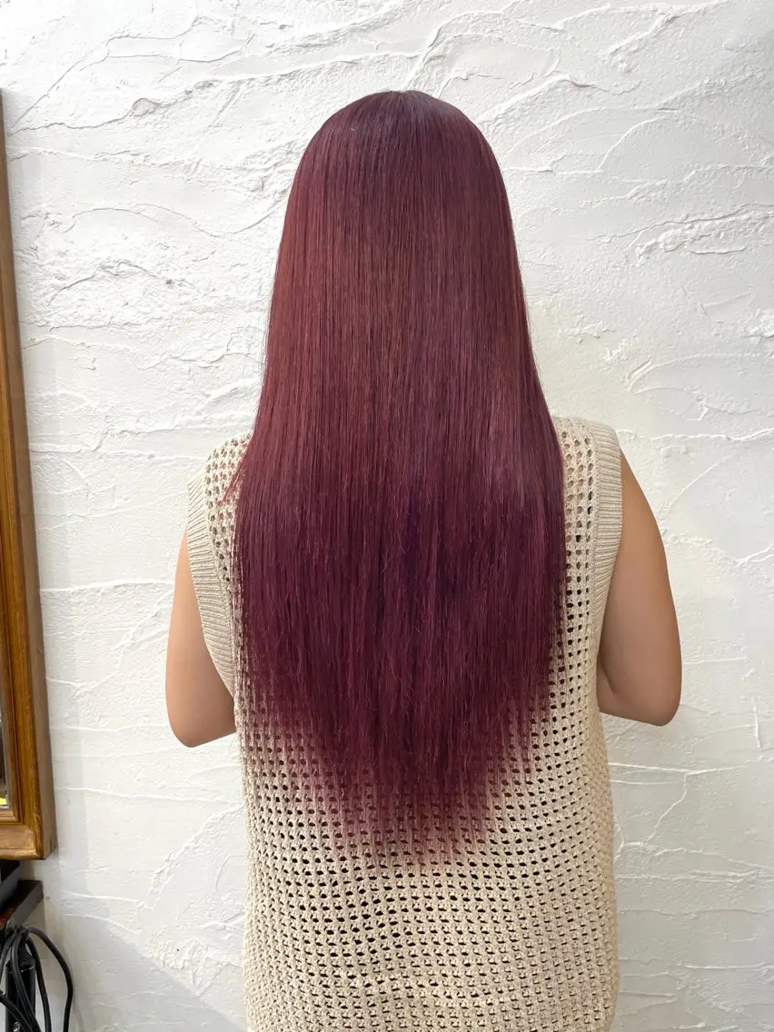 ロング カラー エクステ 尾崎 弘和のヘアスタイル