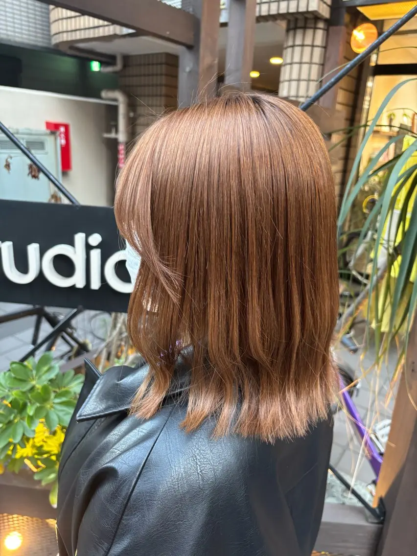 ミディアム カラー ブリーチ 透明感カラー ブリーチなしカラー トリートメント カット ヘアカラー トリートメント イツキ🌕デザインカ ラー🥨髪質改善🫧のヘアスタイル