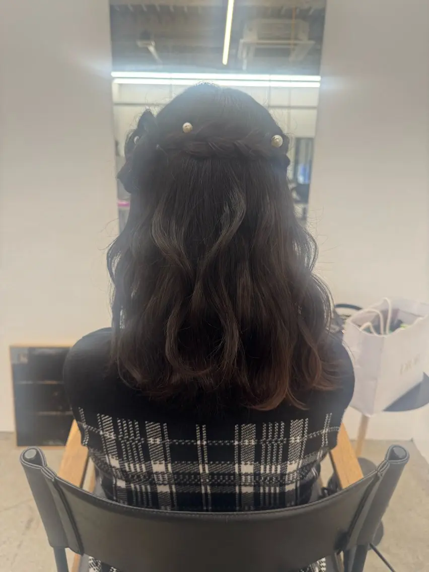 早朝ヘアセット🎀の写真