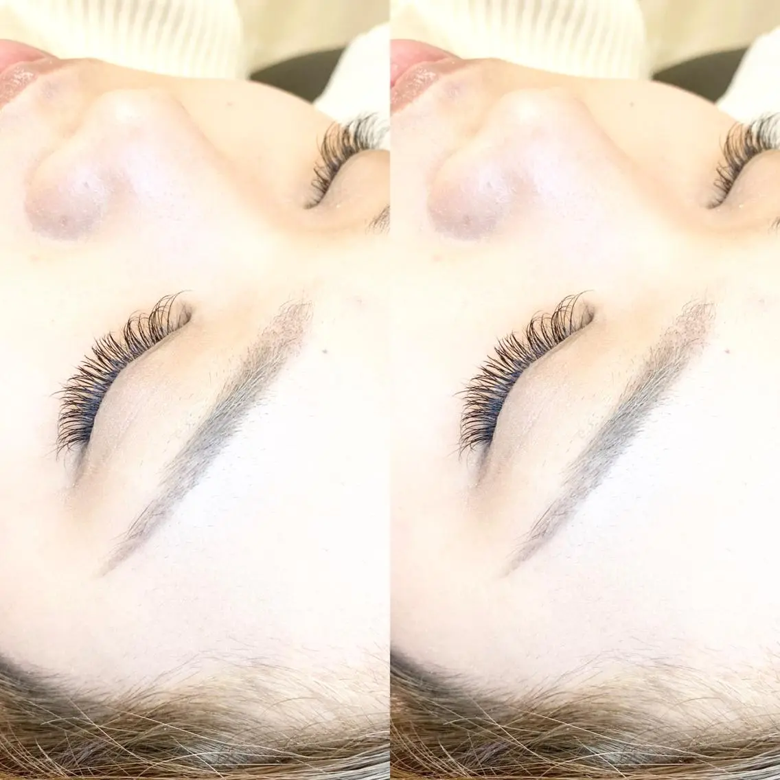マツエク・マツパ Dカール フラットラッシュ Neo beauty Rinkaのマツエク・マツパデザイン