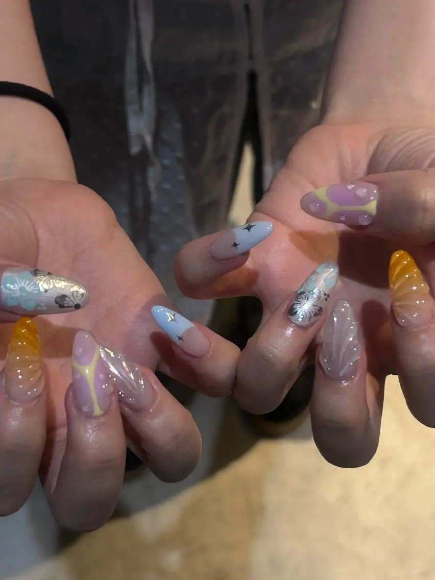 ネイル ハンドネイル 🎀WOLTOKYO 池袋🎀hinataのネイルデザイン