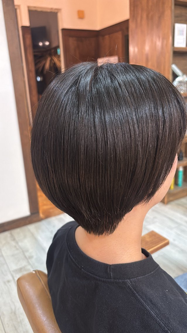 ショート 丸みショート ショートヘア カット Ifh本店 塩原安美香のヘアスタイル