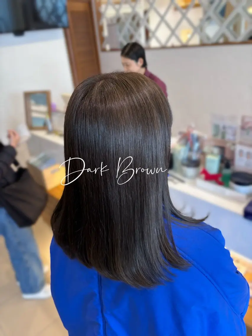セミロング カット ヘアカラー 髪質改善/縮毛矯正 透明感カラー/スバルのヘアスタイル
