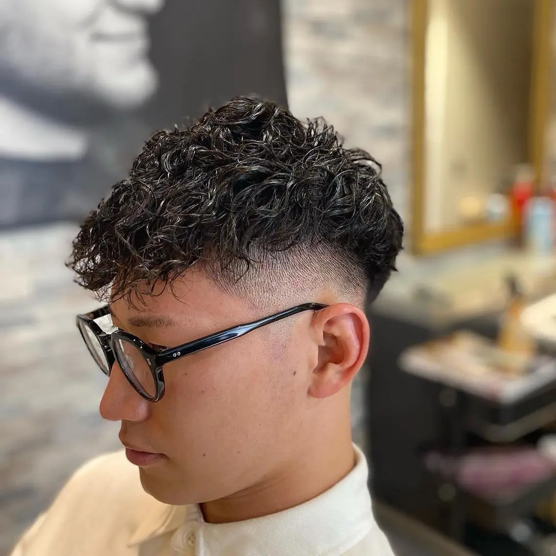 ショート パーマ メンズ 🔥無料メンズカット /パーマ🔥奥山のヘアスタイル