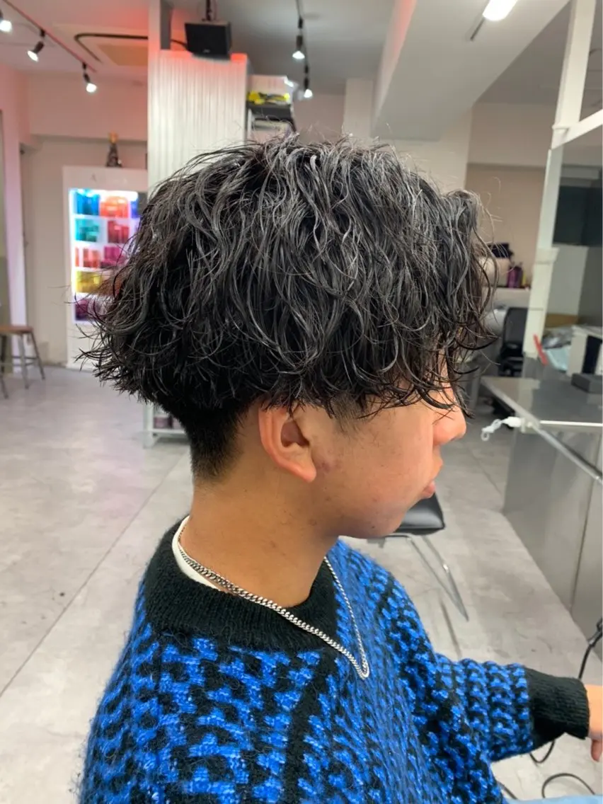 パーマ メンズ カット パーマ パーマ支持率No.1 ❤️🔥安成弾のヘアスタイル
