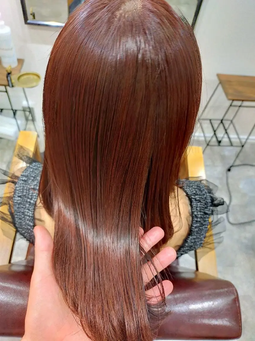 前髪カット & ヘアカラー & 髪質改善ウルトワトリートメント +アフタートリートメントの写真