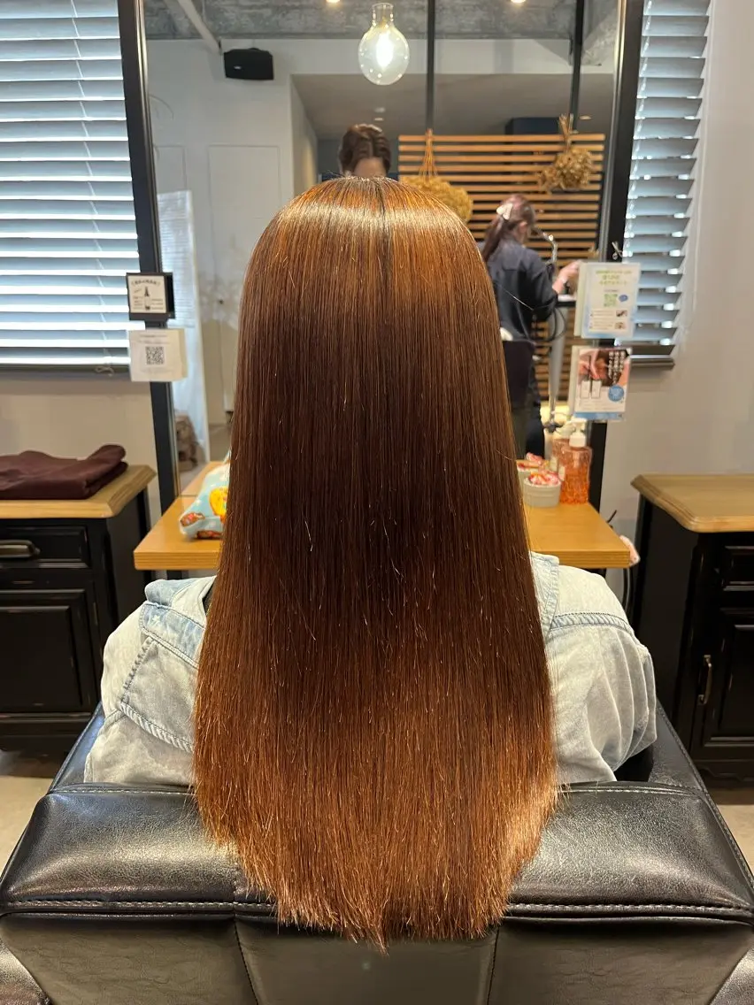 ロング 髪質改善 縮毛矯正 トリートメント 酸熱トリートメント ヘアカラー トリートメント 🌈髪質改善専門🌈 神田 達也のヘアスタイル