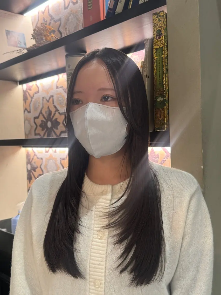 ロング カット み うのヘアスタイル