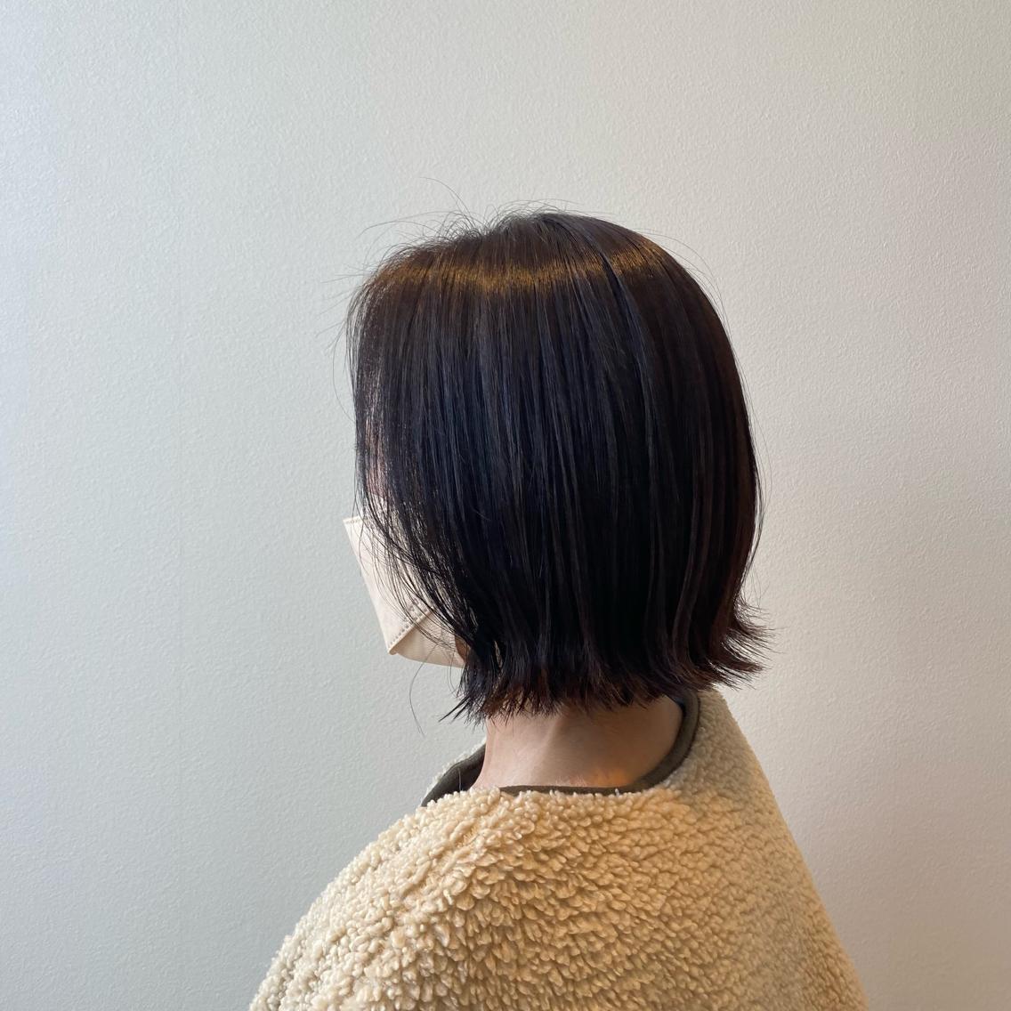 ショート ボブ 外ハネヘア Rubik's 梅田茶屋町/叶莉のヘアスタイル