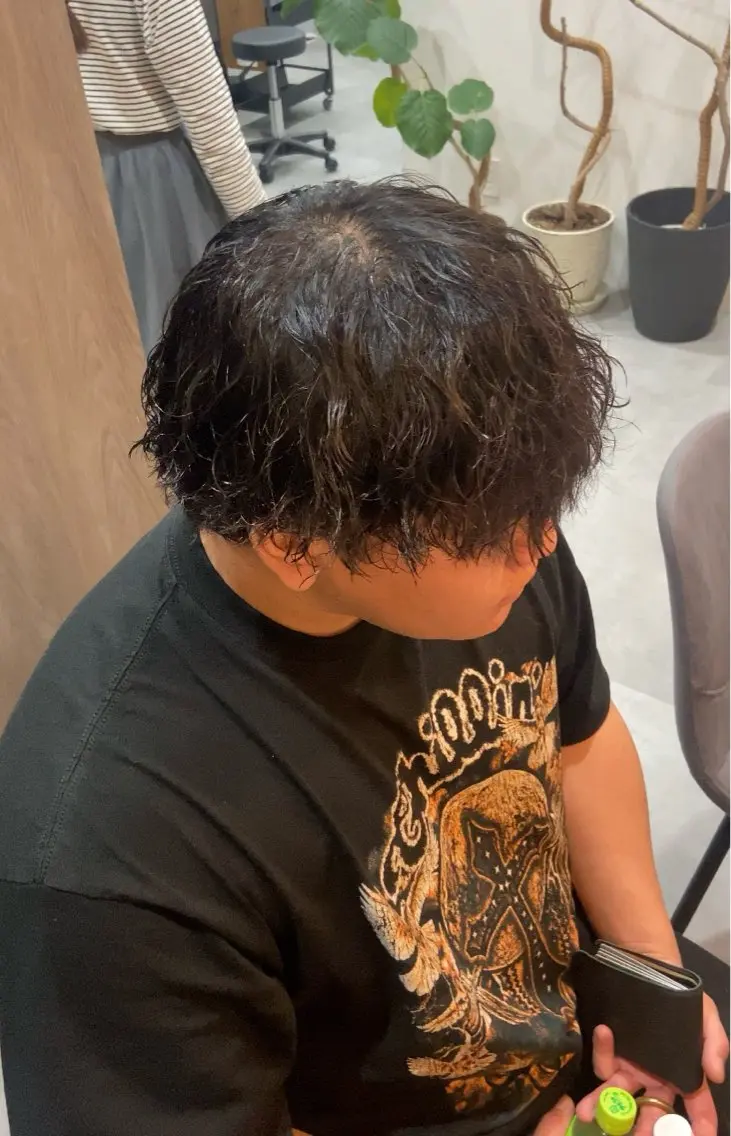 パーマ メンズ パーマ MEN'S HAIR 沖  大雅のヘアスタイル