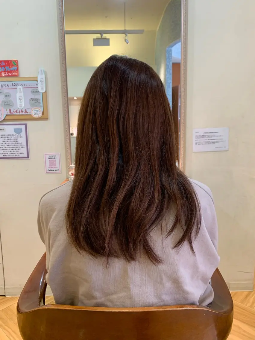 ロング カット 縮毛矯正 トリートメント 菊田将成 /髪質改善縮毛矯正のヘアスタイル